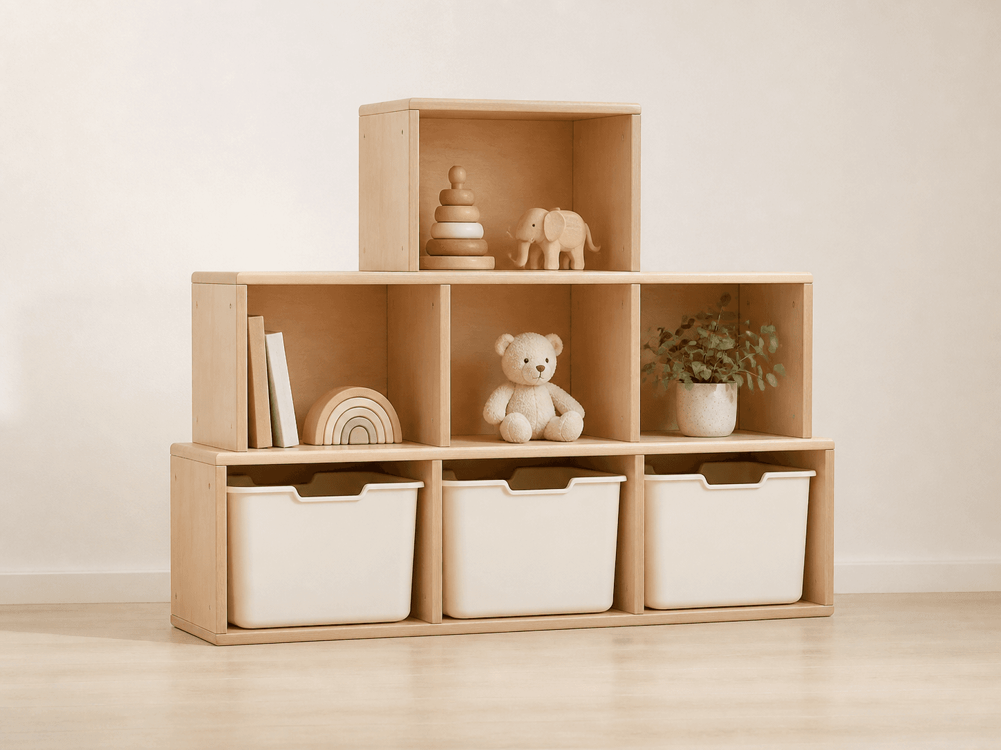 Modular nursery shelf