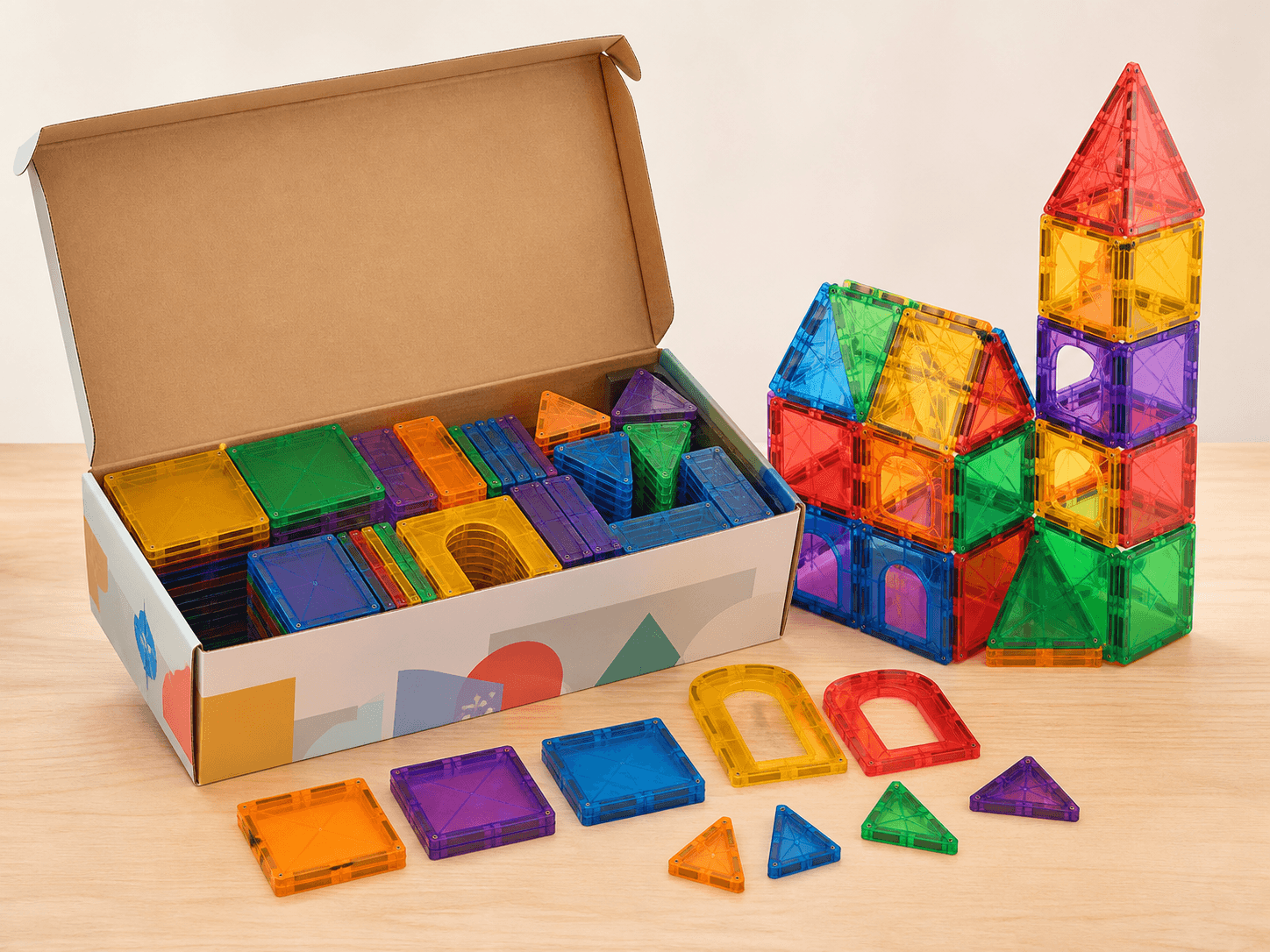 Magnetic discovery tiles
