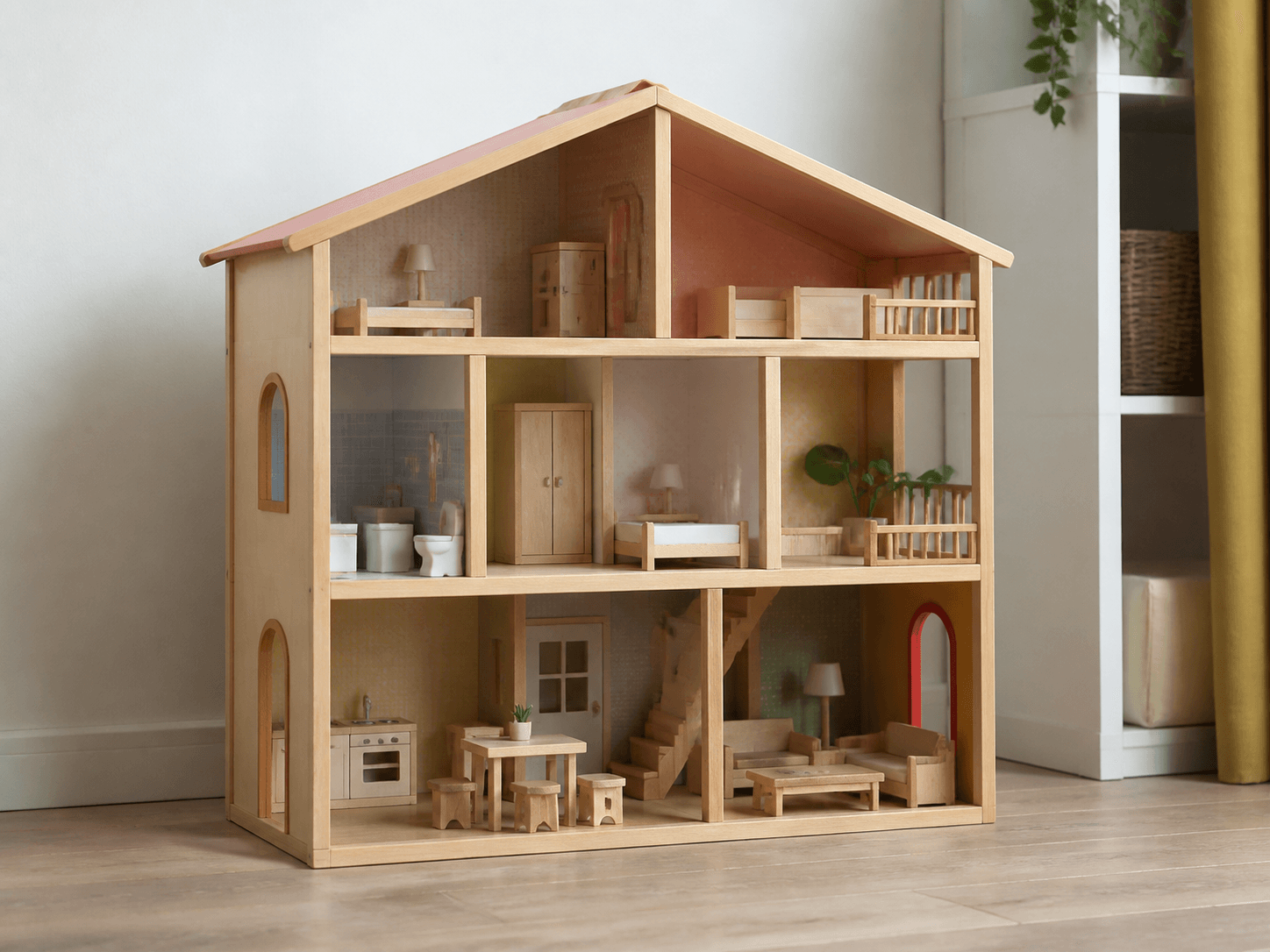 Pre-owned wooden doll house