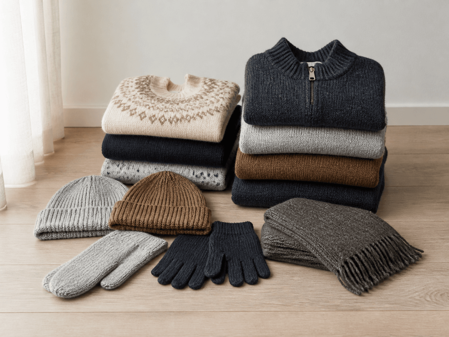 Wool clothing bundle