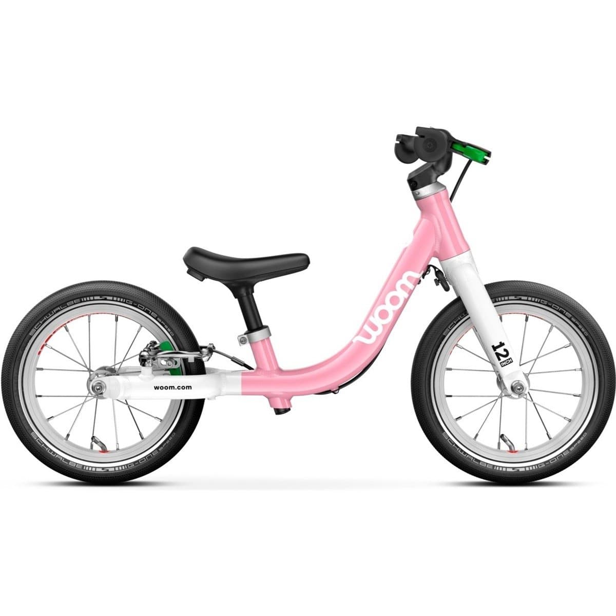 Balansesykkel - Woom Go 1 12" Powder Pink 1,5-3,5 år