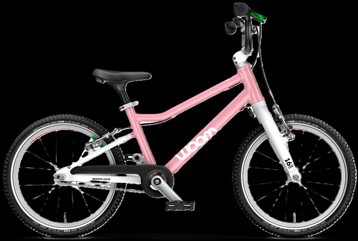 Barnesykkel - Woom Go 3 16" Powder Pink 4-6 år