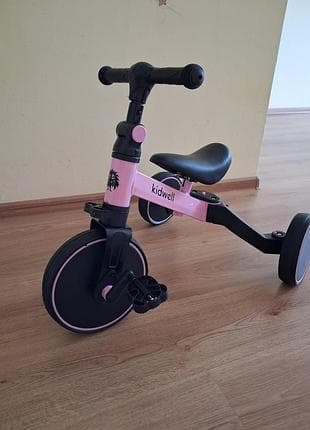 Велосипед біговел  3 в 1 kidwell pico pink