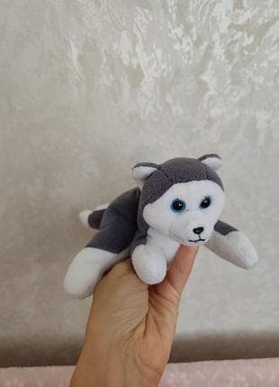 М'яка іграшка собачка хаскі nanook the husky  ty beanie babies