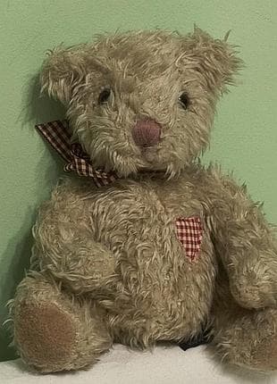 Vintage - 90 -х - russ berrie hucklebear - вінтажний рідкісний плюшевий ведмедик - расс беррі хакльбері - 25 см
