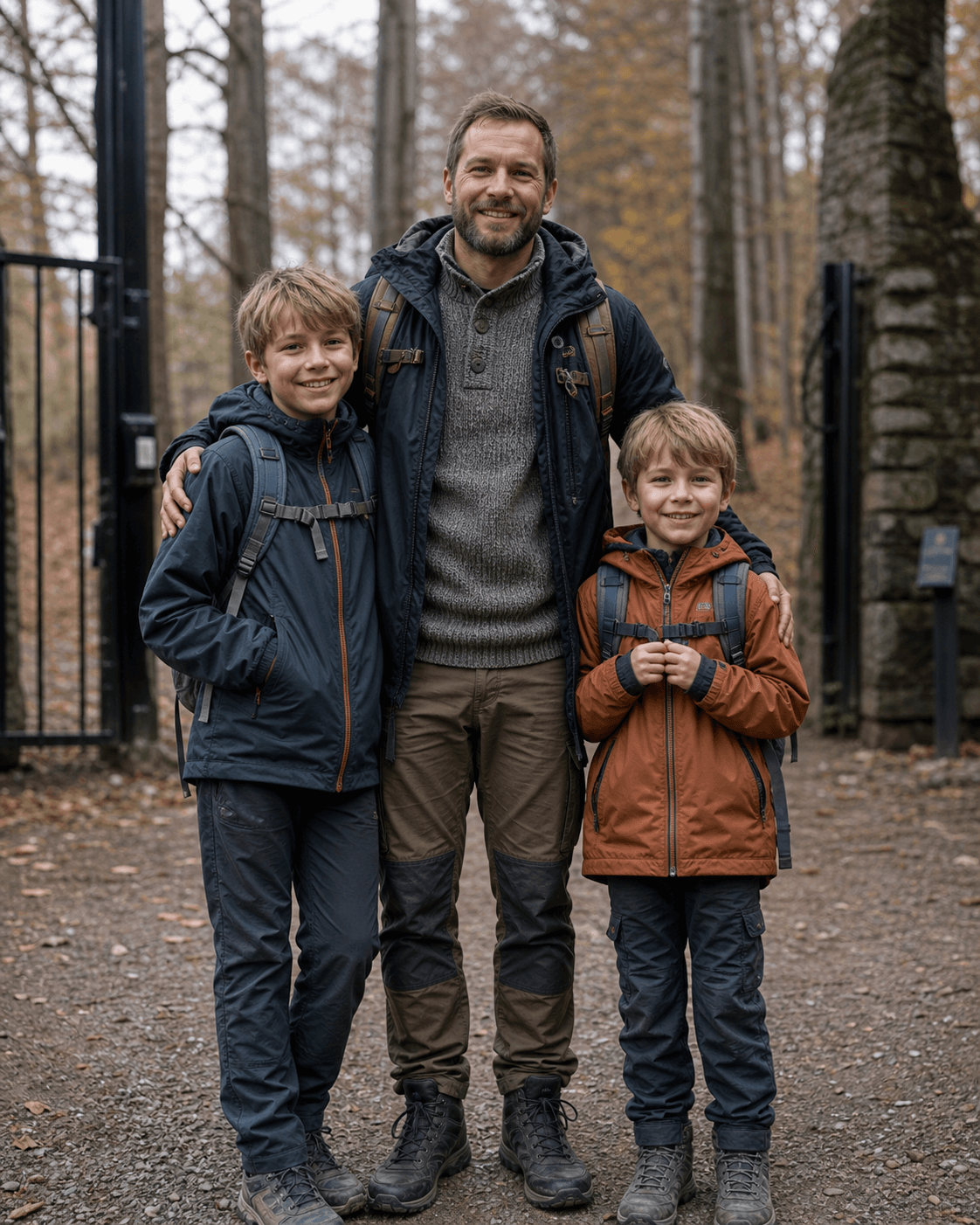 Family photograph: The Haugen family
