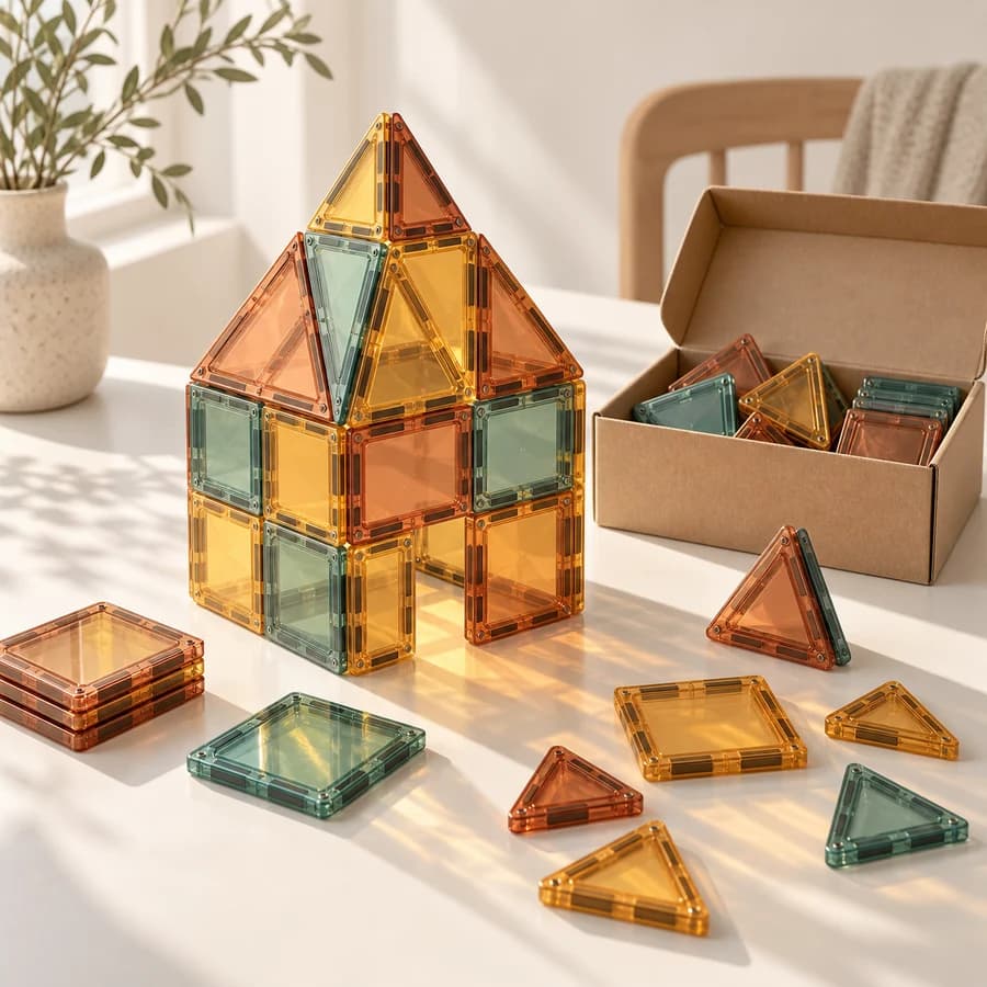 Magnetic discovery tiles